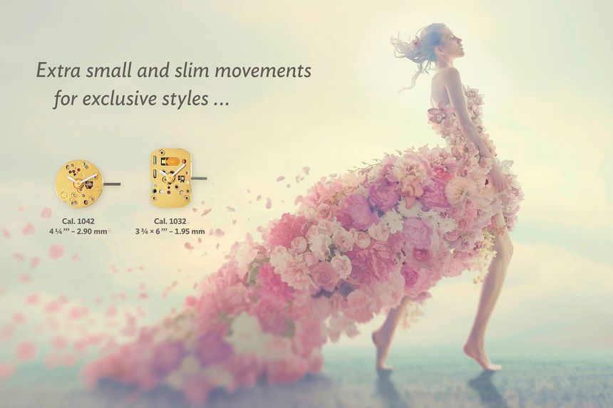 Kleine und dünne Uhrwerke von Ronda slimtech
